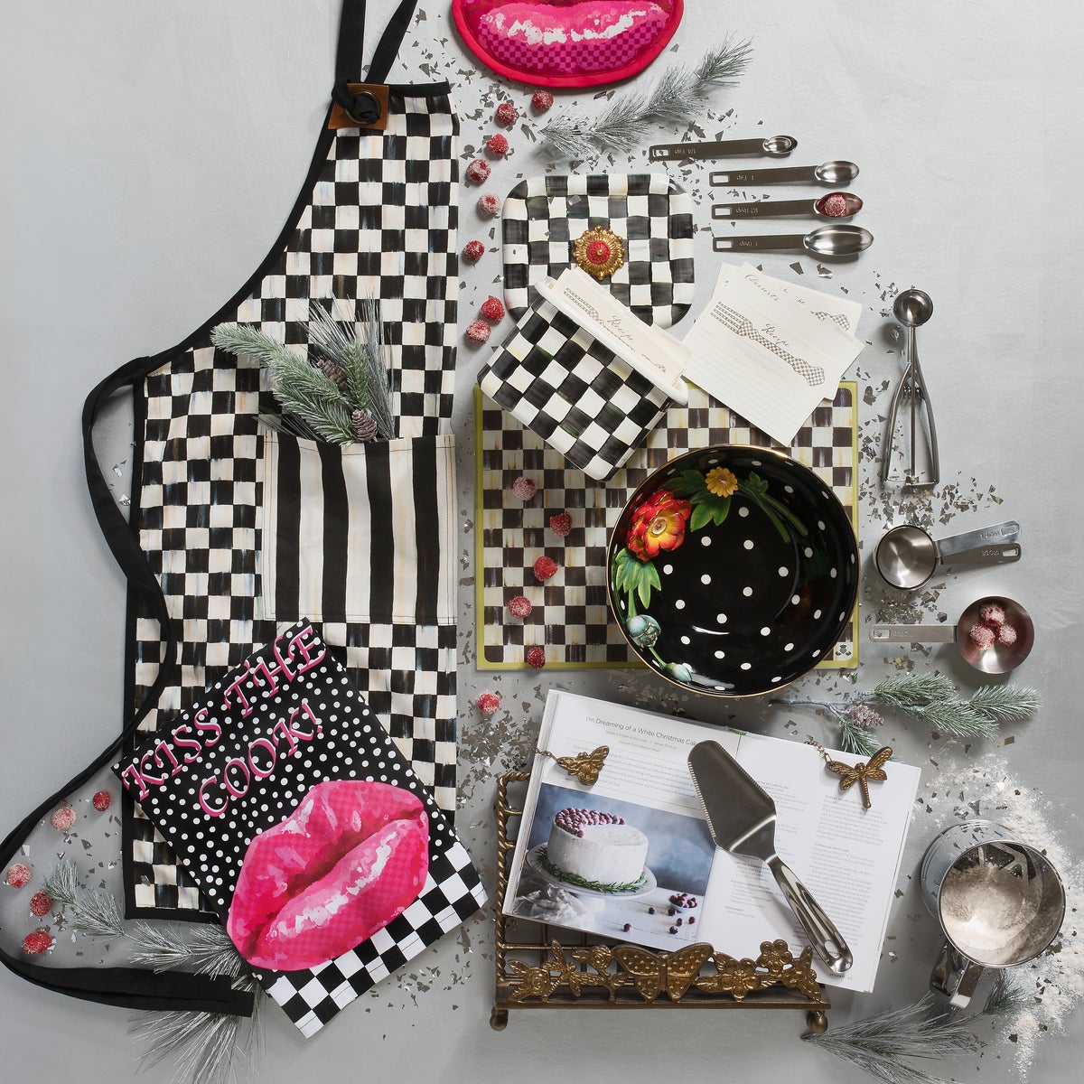 Courtly Check Recipe Box - Image 7