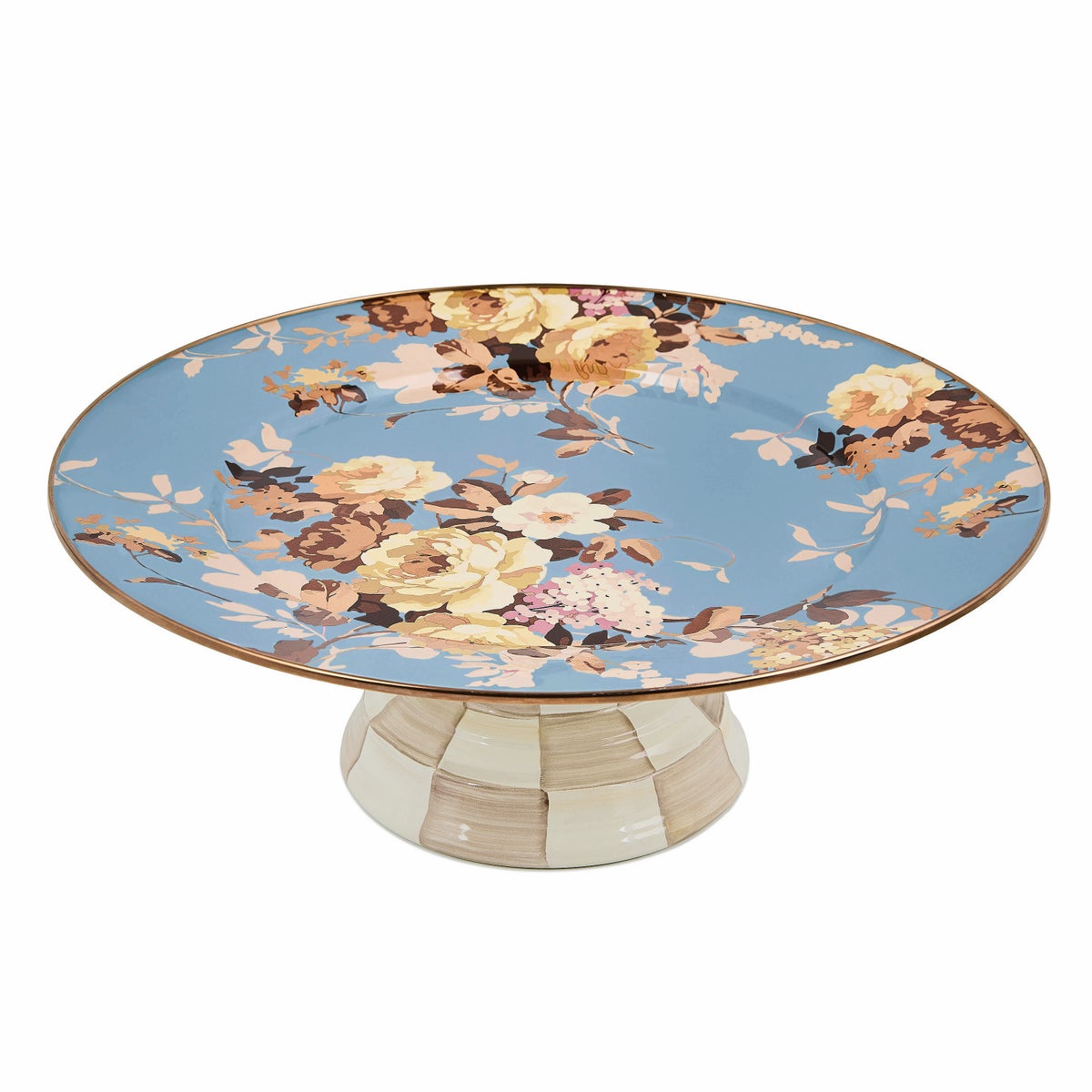 Wild Rose Slate Large Pedestal Platter - Image 4