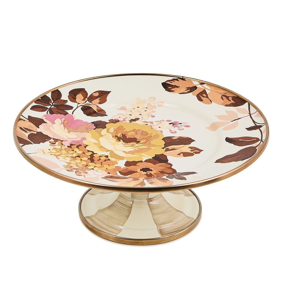 Wild Rose White Mini Pedestal Platter - Image 4