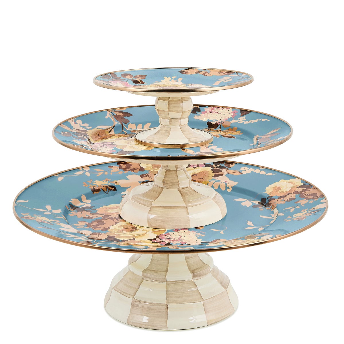 Wild Rose Slate Mini Pedestal Platter - Image 3