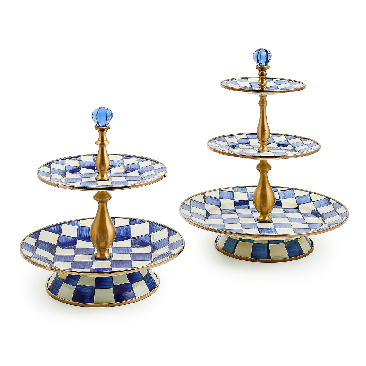 Royal Check Three Tier Sweet Stand - Image 6