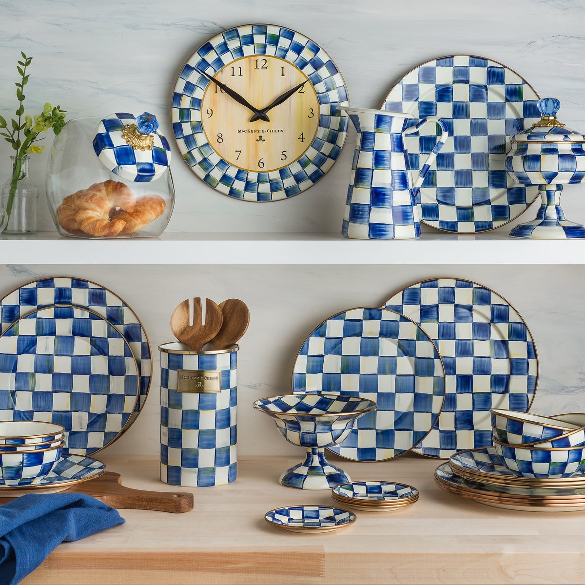 Royal Check Utensil Holder - Image 6