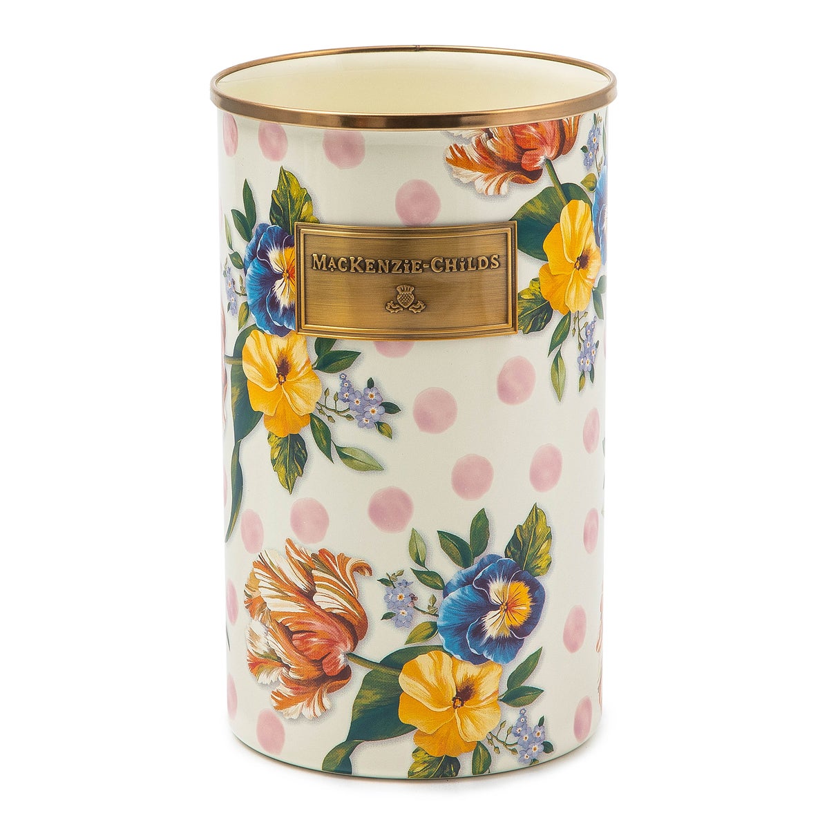 Wildflowers Pink Utensil Holder - Image 3