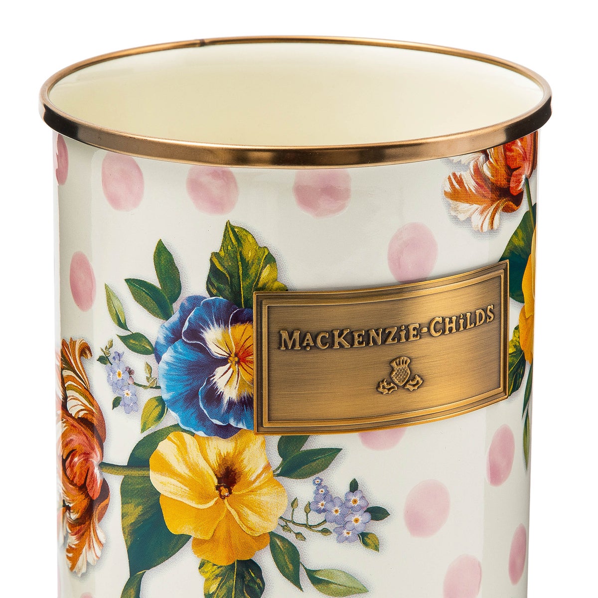 Wildflowers Pink Utensil Holder - Image 4