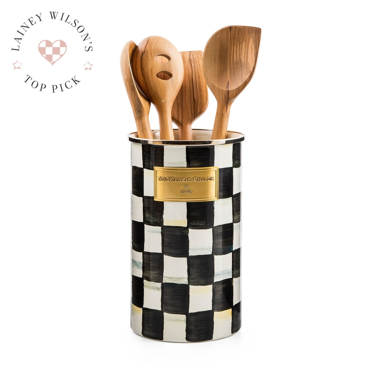 Courtly Check Utensil Holder