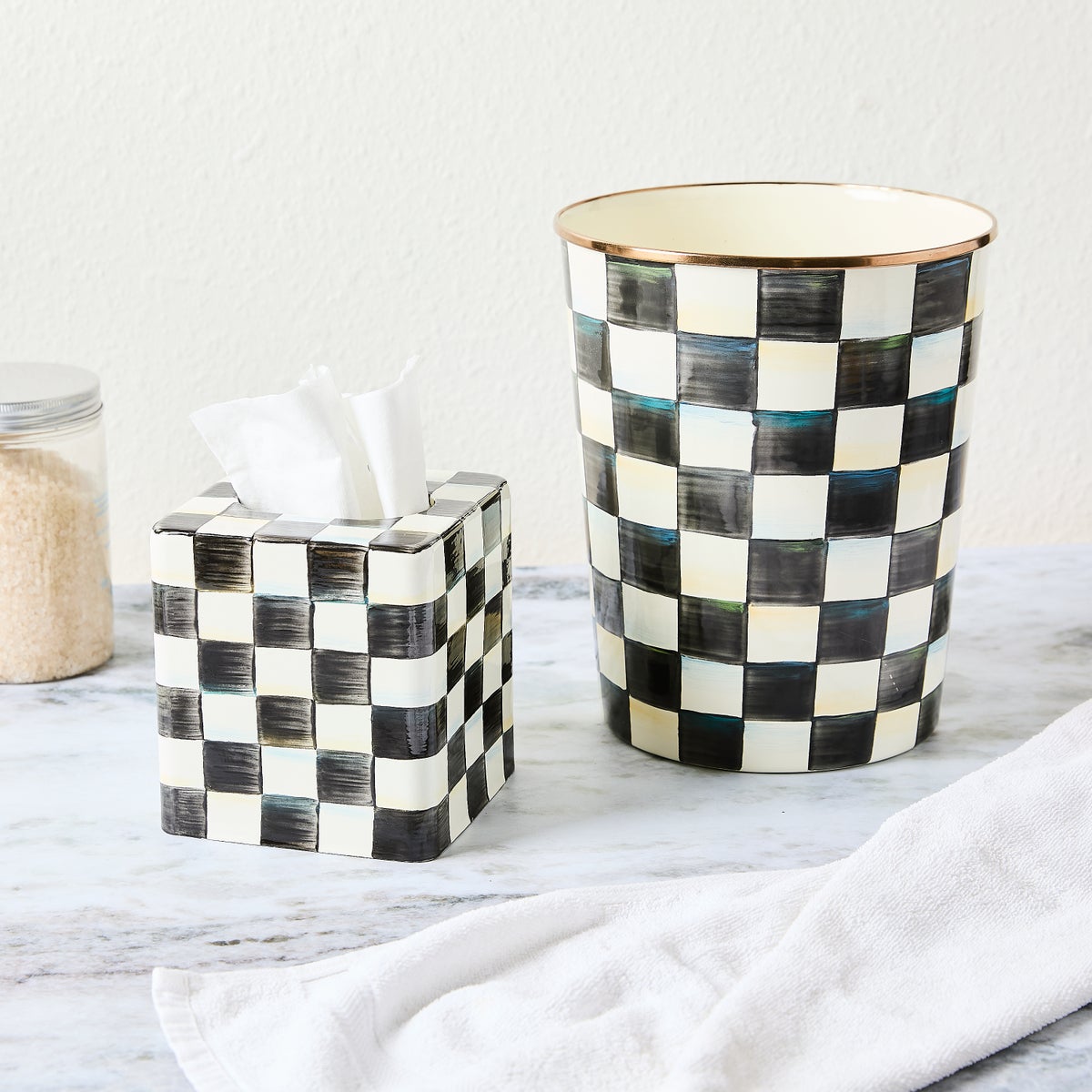 Courtly Check 2 Piece Bath Set - Image 3