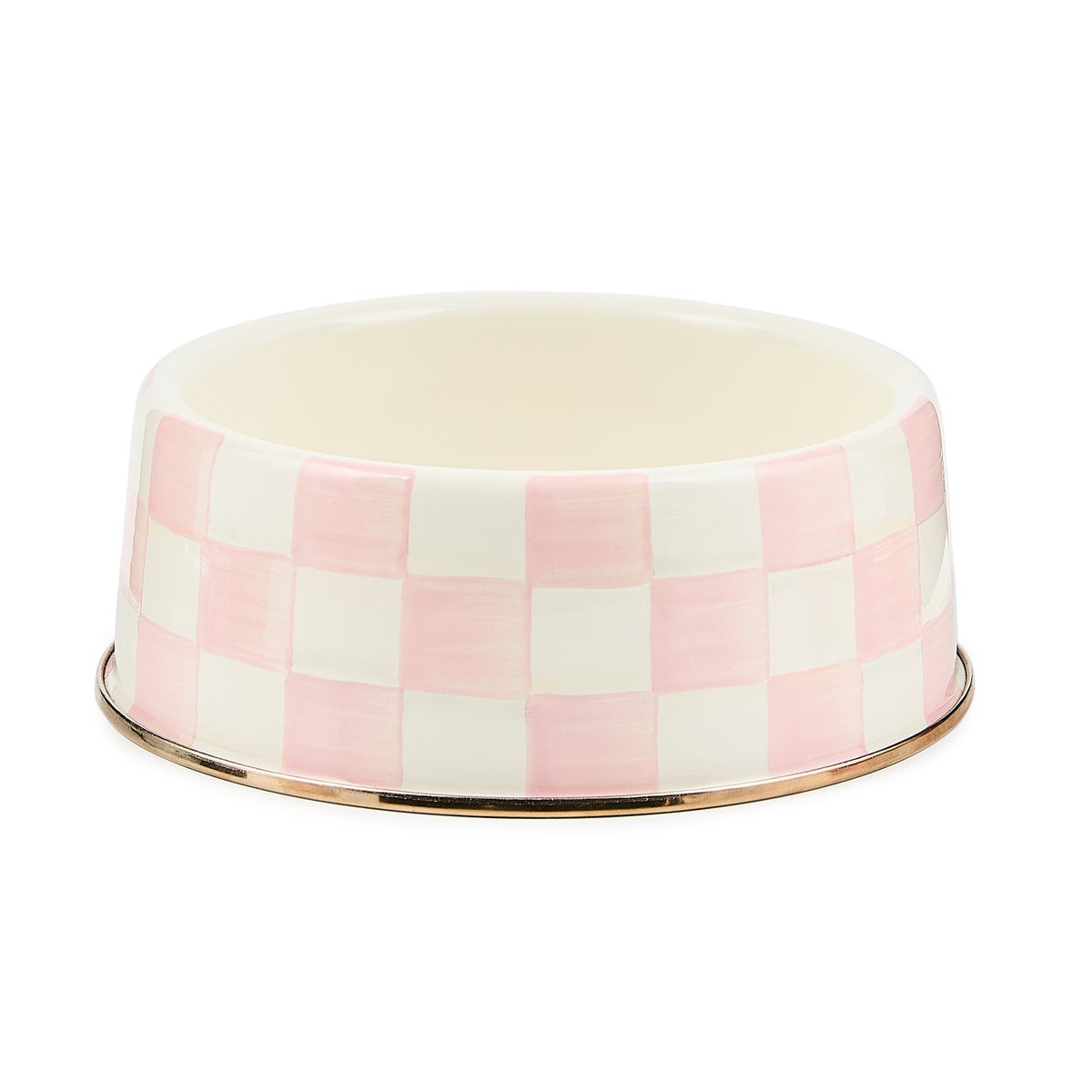 Rosy Check Large Pet Dish