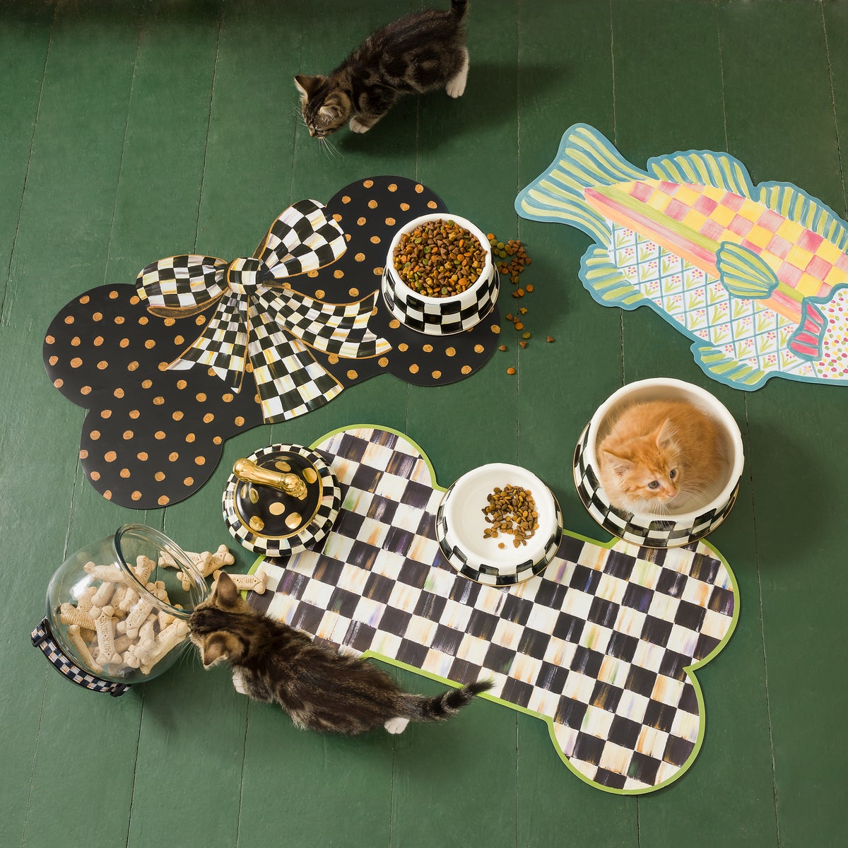 Courtly Check Small Pet Dish - Image 2