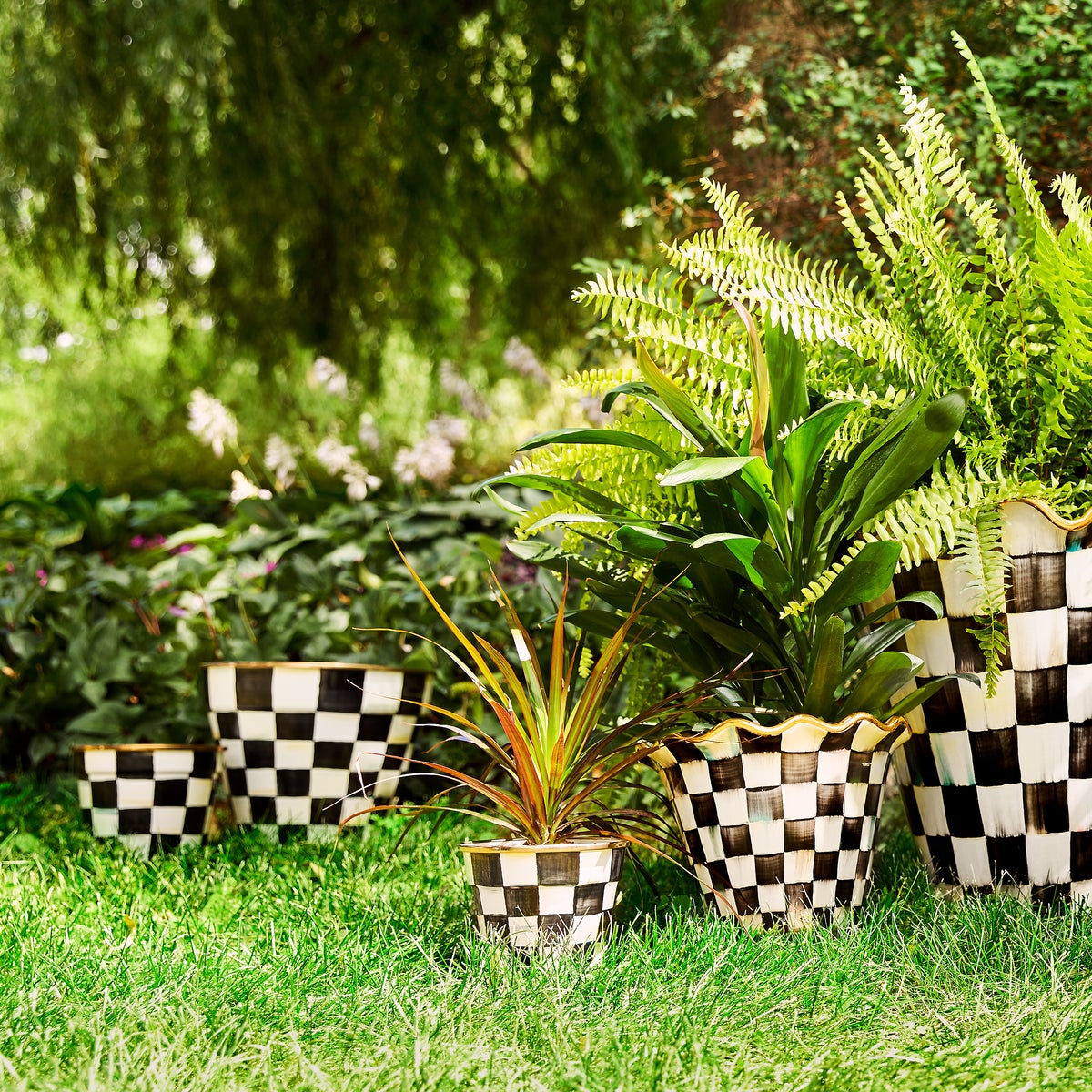 Courtly Check Small Garden Pot - Image 6