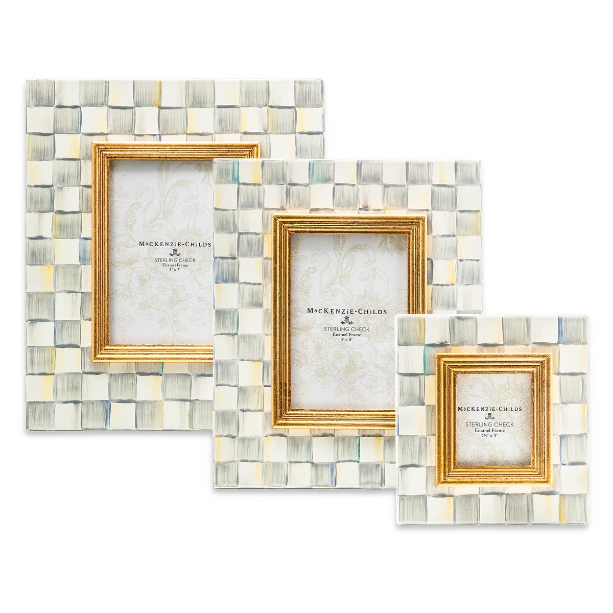 Sterling Check 4" x 6" Frame - Image 3