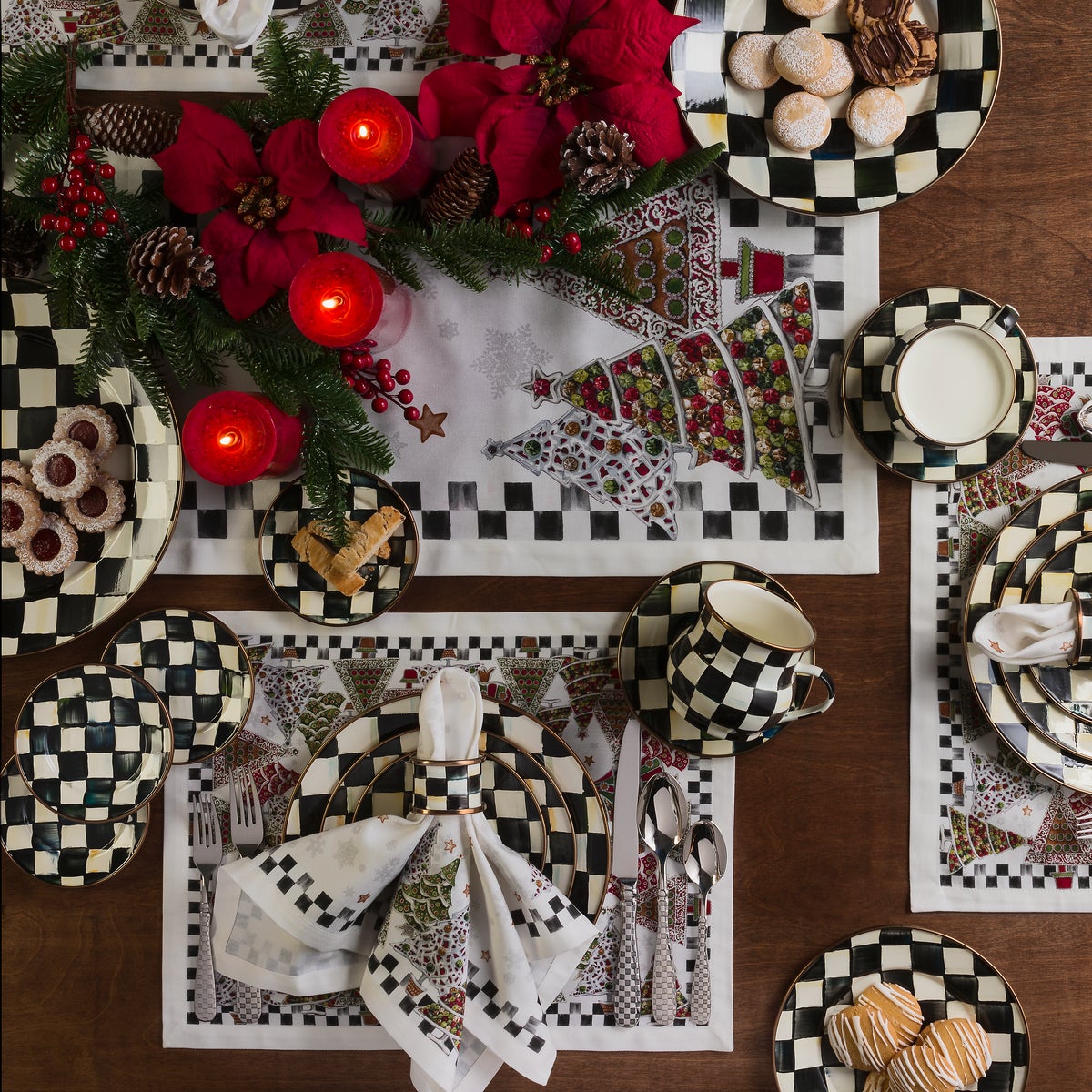 Courtly Check Appetizer Plates, Set of 4 - Image 7
